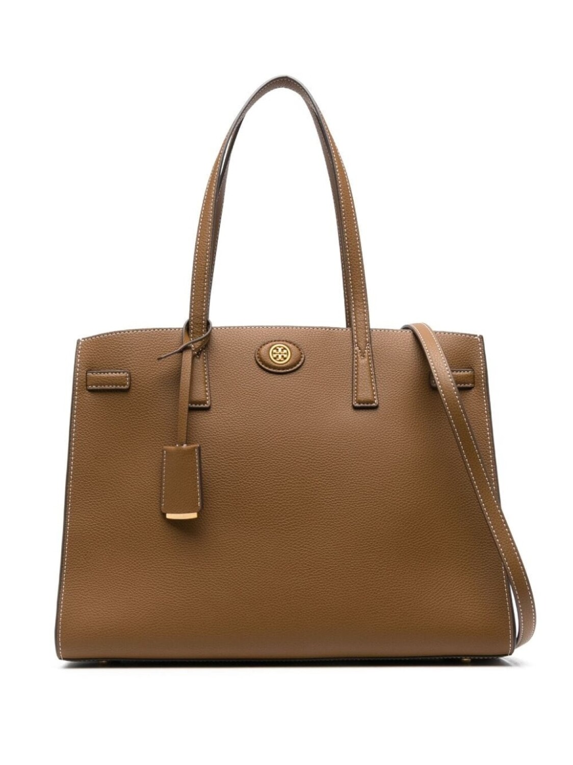 

Tory Burch сумка-тоут из зернистой кожи, коричневый