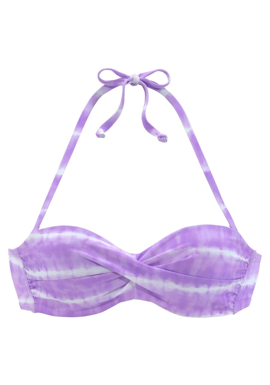 

Топ бандо бикини s.Oliver Bandeau Bikini Top, фиолетовый