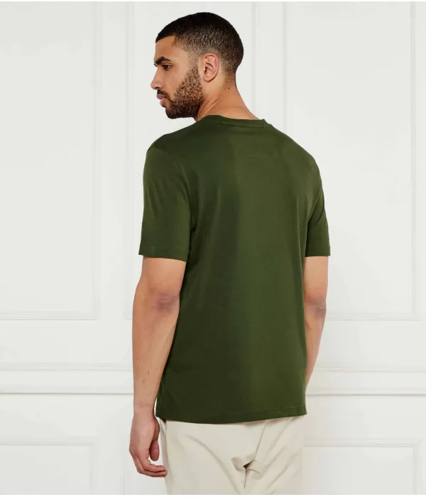 Футболка с логотипом Heritage Regular fit Boss Green, зеленый — фото 3