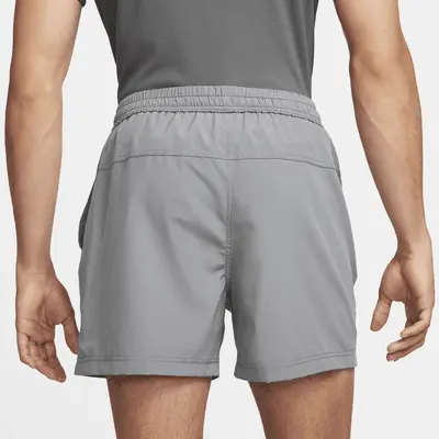 Шорты Nike Form, цвет Smoke Grey/Black — фото 4