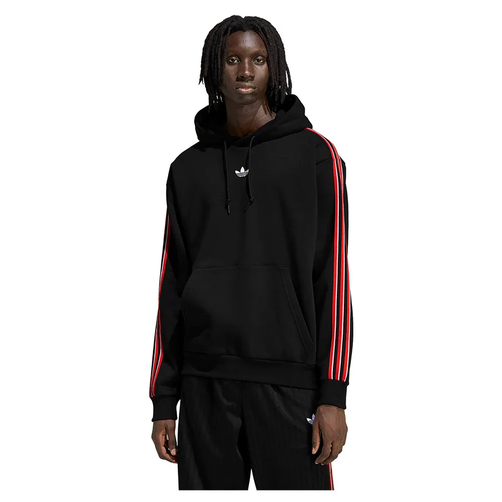 

Худи adidas Originals Tipped Stripes, черный