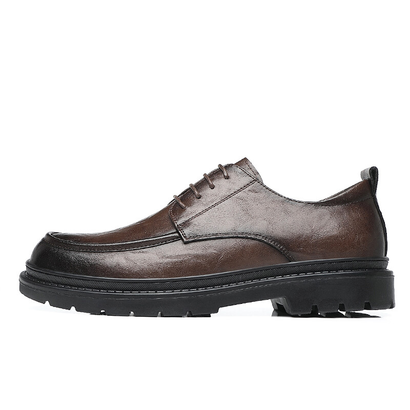 Туфли мужские Men"s Casual Men Low-Top Shanpijiang, чайный/коричневый — фото 2
