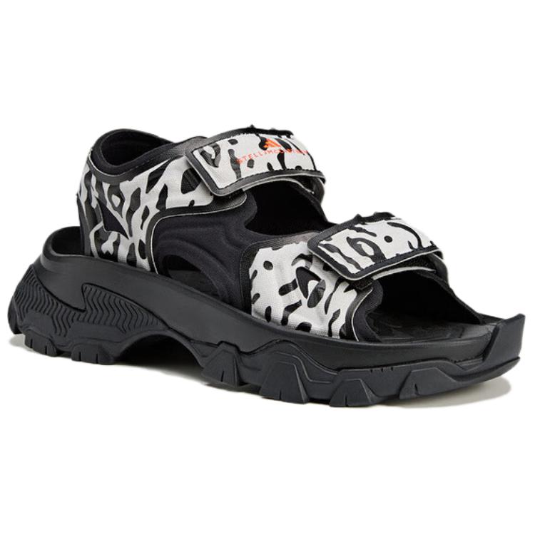 Сандалии Hika Outdoor от Stella McCartney Cloud White Core Black Utility Black Женские Adidas, Черно-белые — фото 3