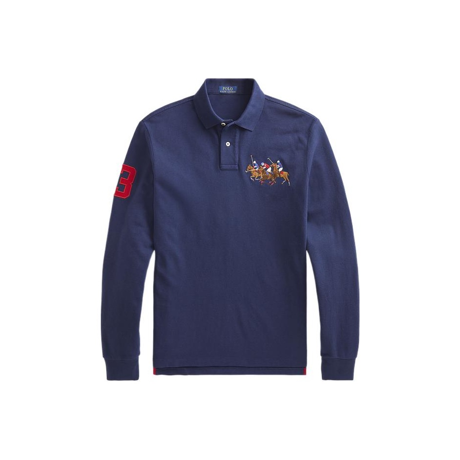 

Polo Ralph Lauren Поло FW22 мужское морской синий