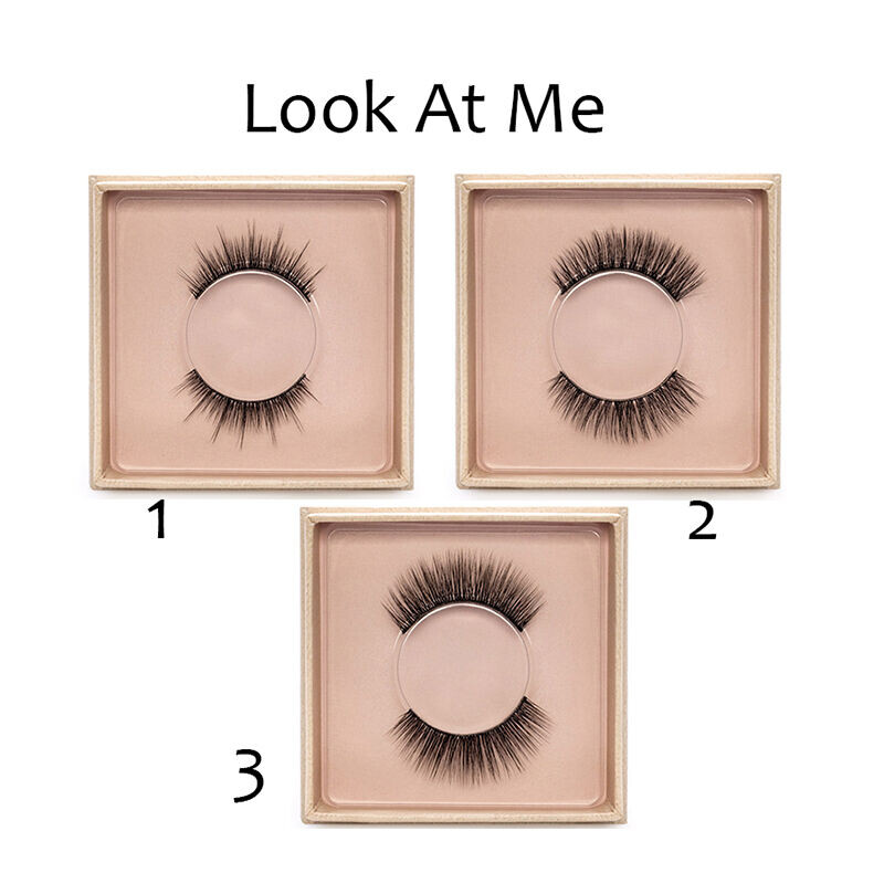 Ресницы-ленточки - lam3 Color Care Strip Lashes Look At Me, 1 пара — фото 4