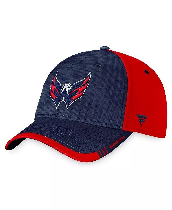 

Мужская темно-красная кепка Washington Capitals Authentic Pro Rink Camo Flex Fanatics