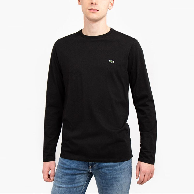Футболка Lacoste TH6712-031, мужская, черная — фото 4