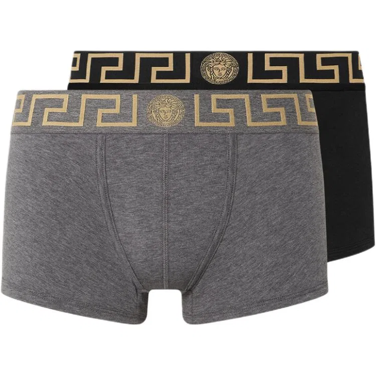 Боксеры VERSACE 2 Pack (Black+Gray)