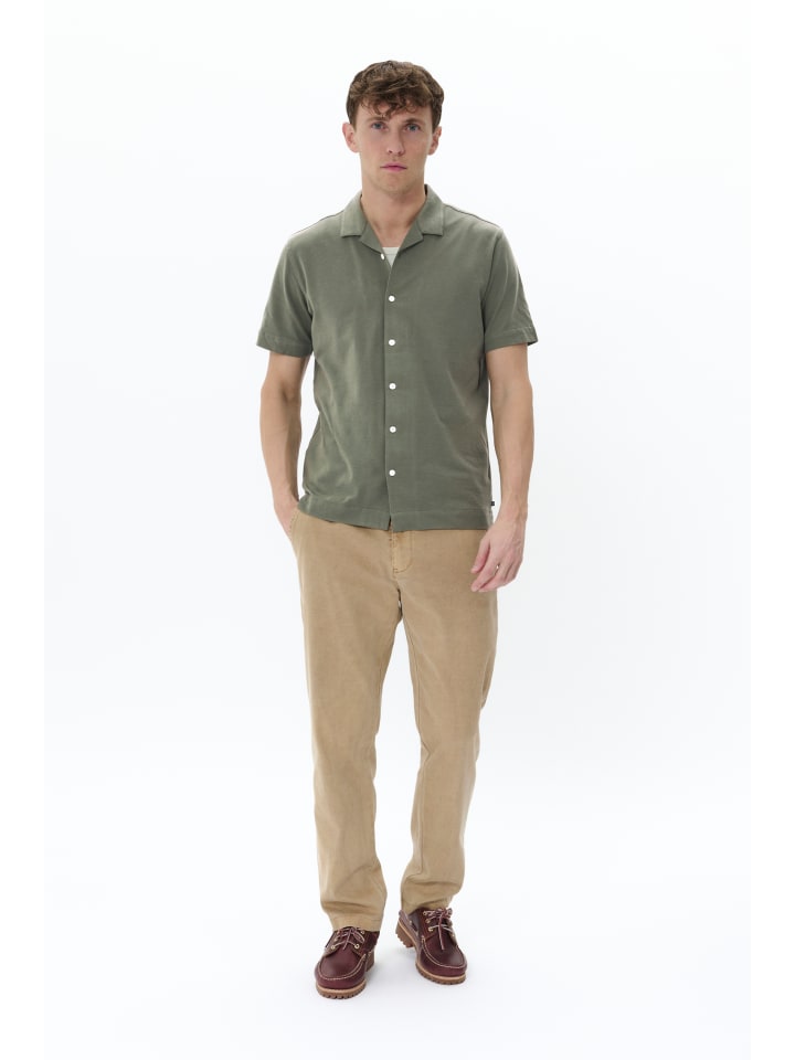 

Рубашка MAtrostol с короткими рукавами, прямого кроя, цвета тимьян Matinique