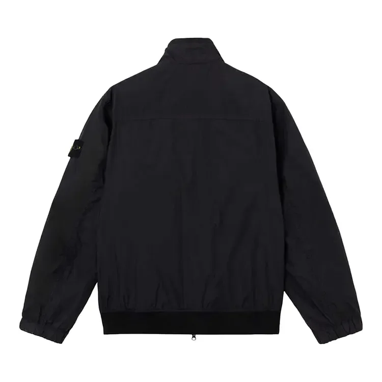Легкая куртка Stone Island Crinkle Reps NY, цвет «черный» — фото 2