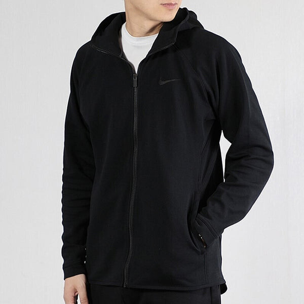 Куртка as dry showtime hoodie fz men black Nike, черный — фото 3