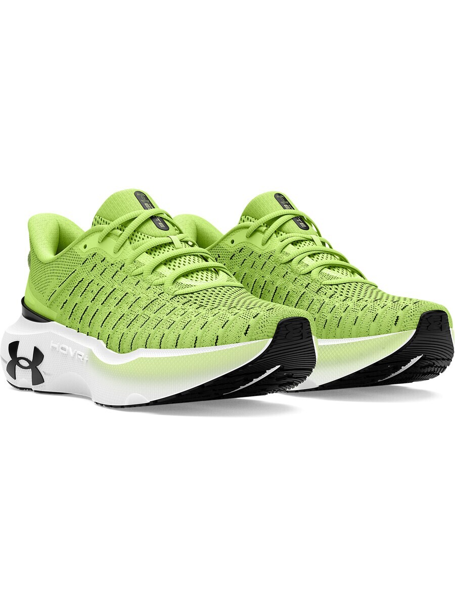 Кроссовки UNDER ARMOUR Running Infinite Elite, зеленый/неоново-зеленый — фото 4