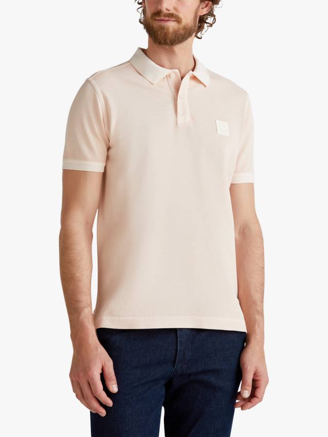 

Хлопковая поло с коротким рукавом Regular Fit Benetton, Powder