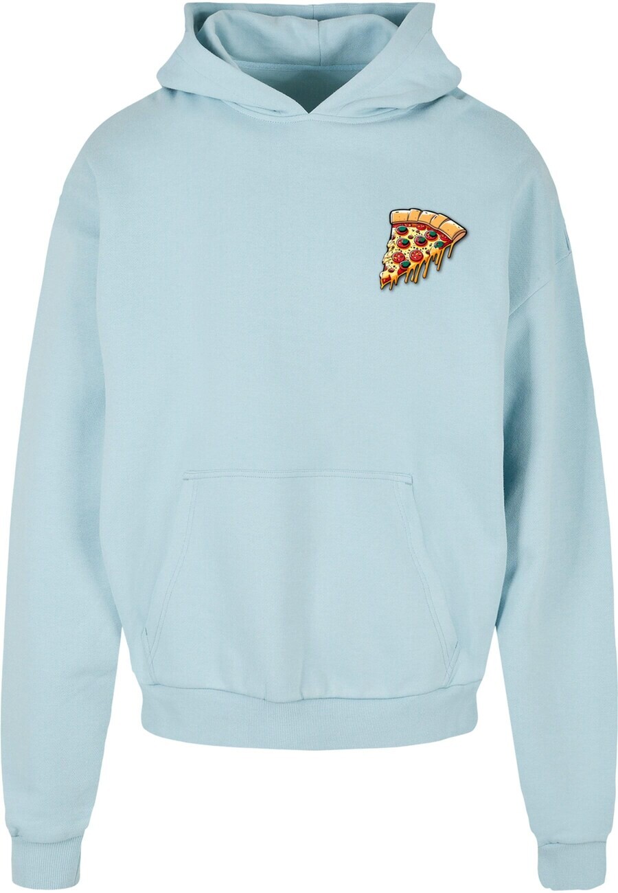 

Толстовка с капюшоном Merchcode Sweatshirt Pizza Comic, светло-синий