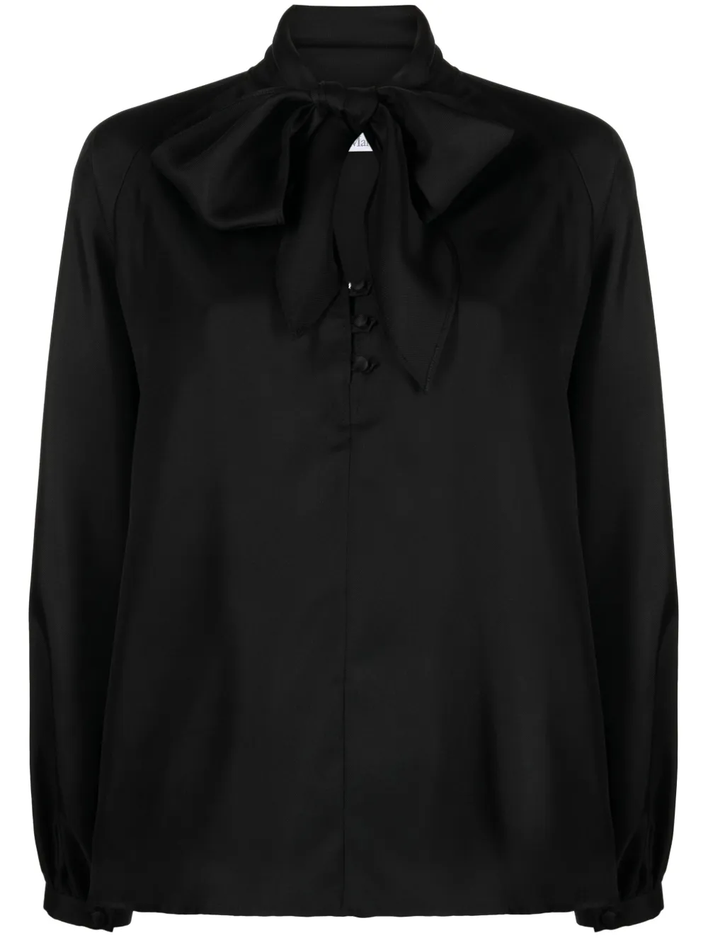 

Шелковая блузка Albenga MAX MARA, черный