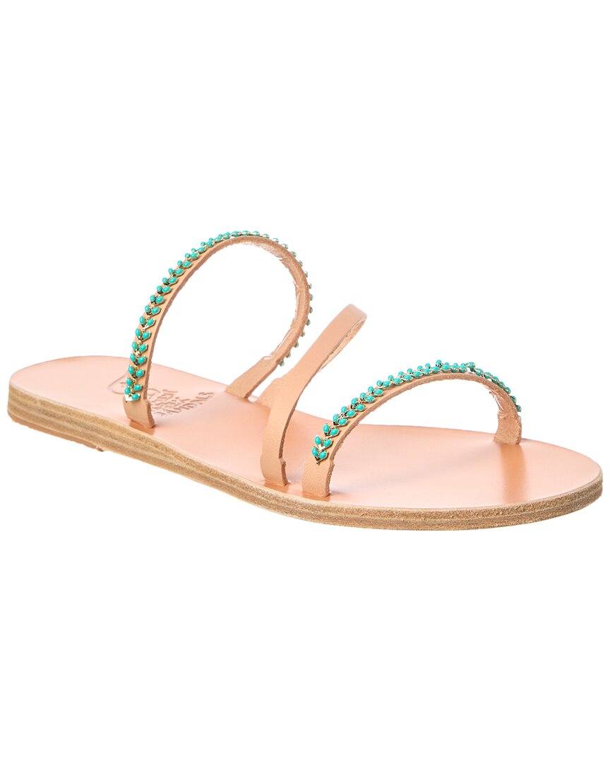 Древнегреческие сандалии Apli Polytimi Кожаные сандалии Ancient Greek Sandals, синий