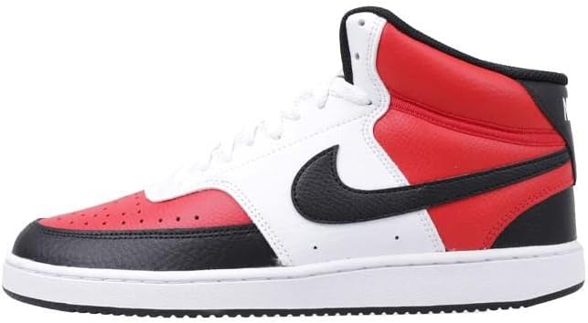 

Кроссовки Nike Men's Court Vision Mid, White/Red/Black