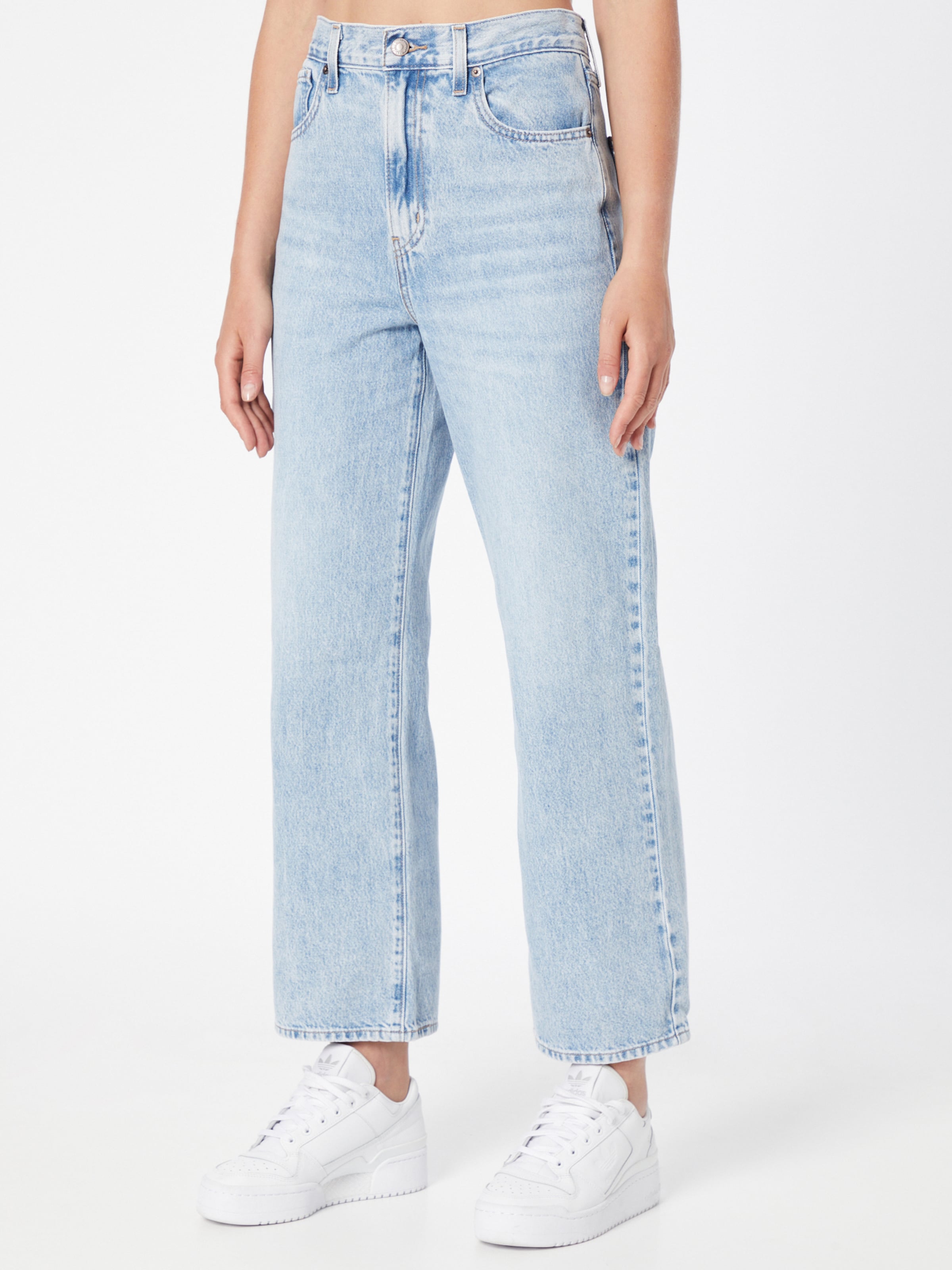 LEVI'S  Джинсы Regular 'High Waisted Straight Jeans' в светло-голубом цвете — фото 3