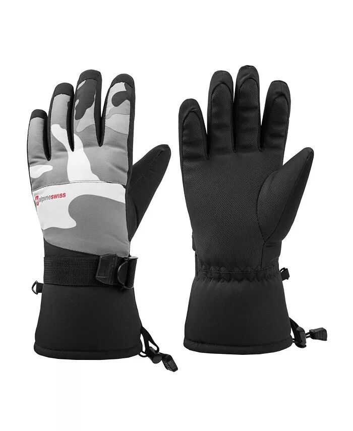 

Мужские водонепроницаемые лыжные перчатки для сноуборда 3M Thinsulate Winter Gloves Alpine Swiss, зеленый