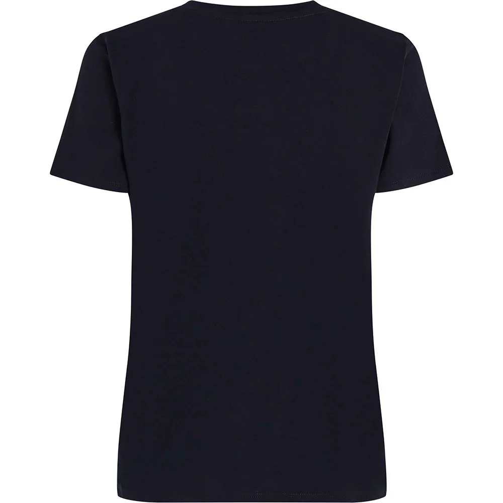 Футболка Tommy Hilfiger 1985 Reg Mini Corp Logo, черный — фото 2