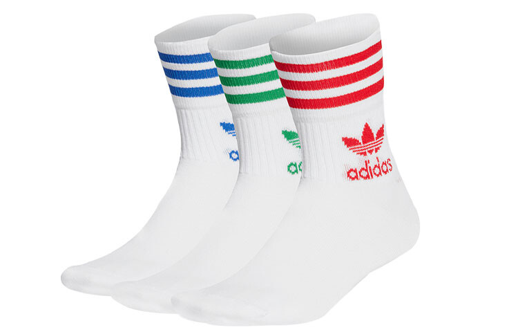 

Носки унисекс до середины икры adidas originals, Белый
