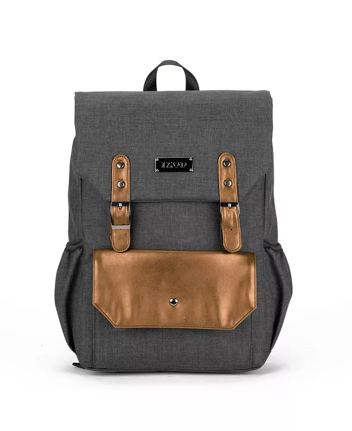 

Молодежный бизнес-рюкзак для путешествий Youth Business Travel Slim с USB-портом для зарядки, вмещает ноутбук до 15.6 дюймов IZOD, черный