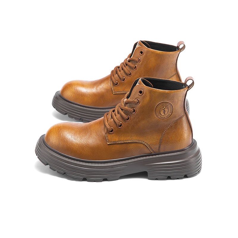 

HANG TEN Короткие мартинсы 4 см мужские Cambridge Brown, цвет Cambridge Brown