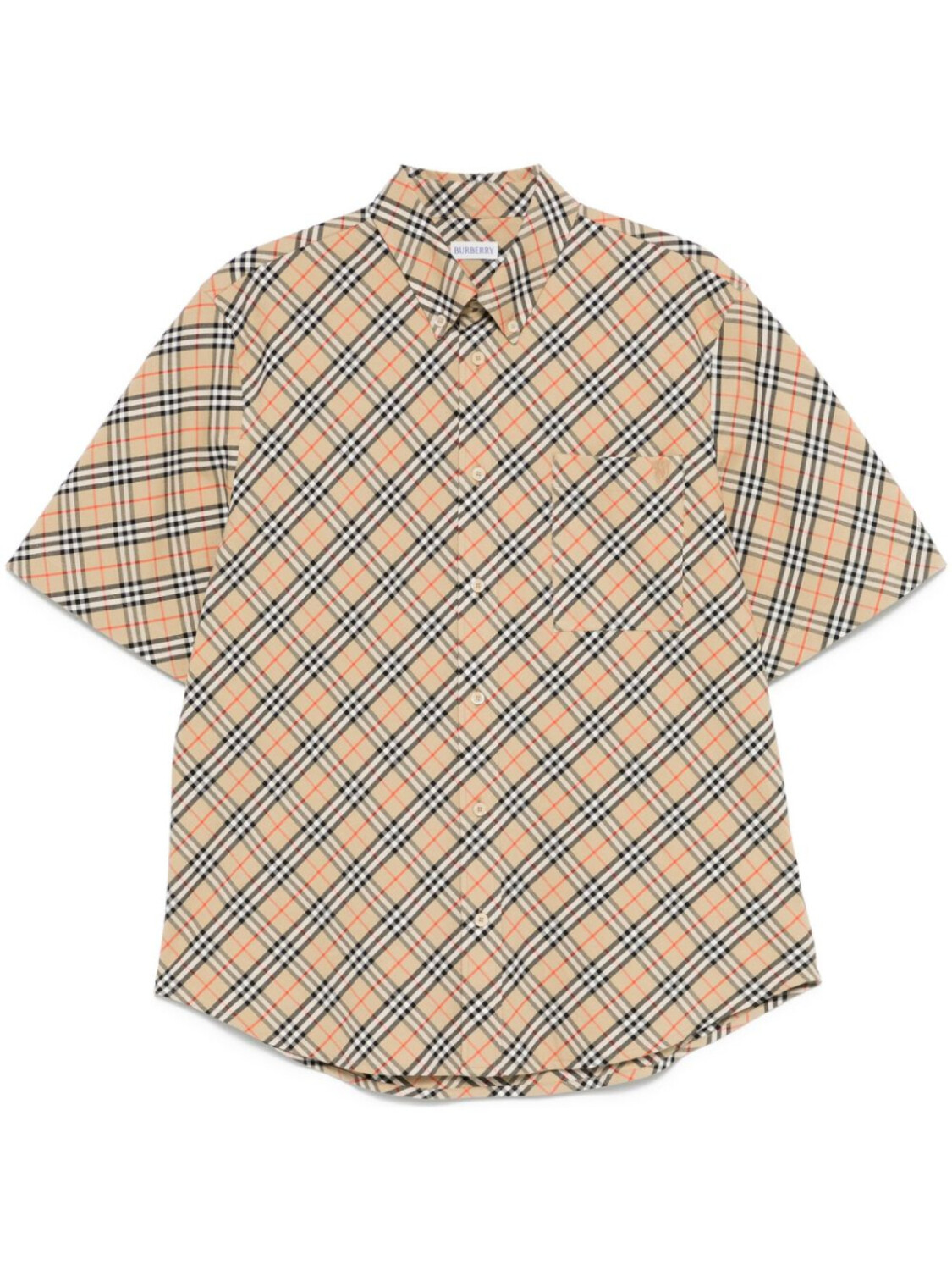 

Burberry рубашка в клетку Vintage Check, коричневый
