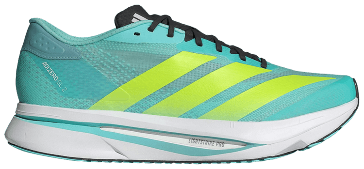 

Кроссовки adidas Adizero SL2 'Flash Aqua Lucid Lemon', бирюзовый