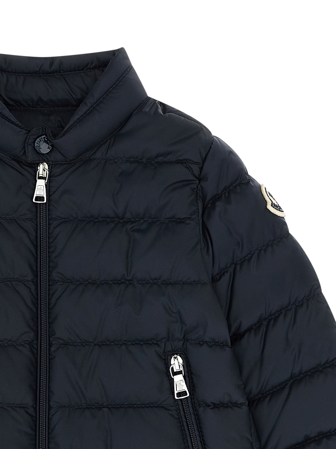 Детская пуховая куртка 'Acorus' Moncler Enfant, синий — фото 3