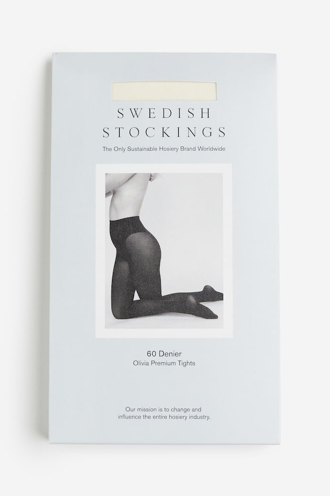 

Колготки премиум класса olivia 60 ден Swedish Stockings, белый
