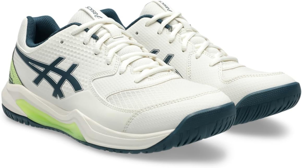 Мужские кроссовки ASICS Gel-Dedicate 8 для пинг-понга, бирюзовый/кремовый — фото 2