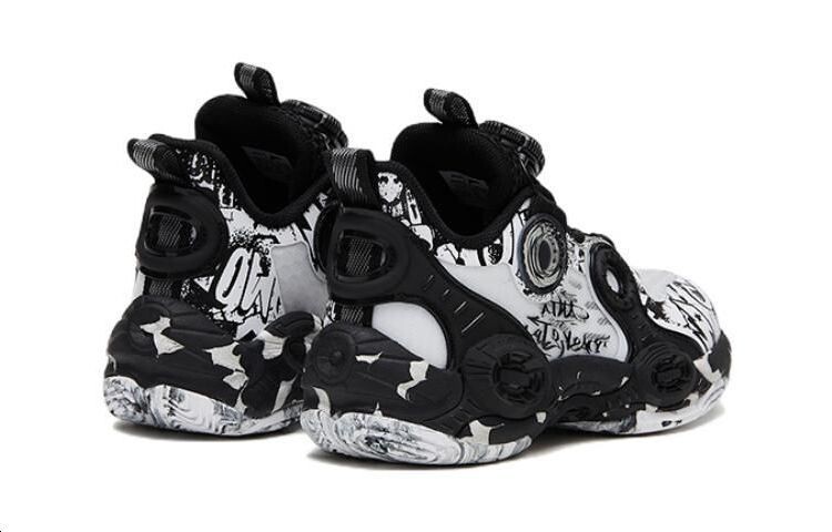 Баскетбольные кроссовки Alien 2 Kids PS Mid-top Black/white Anta Kids — фото 4
