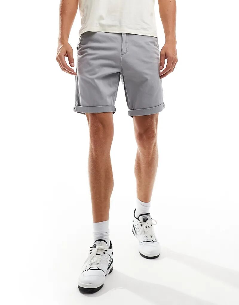 

Шорты чинос серого цвета Jack & Jones