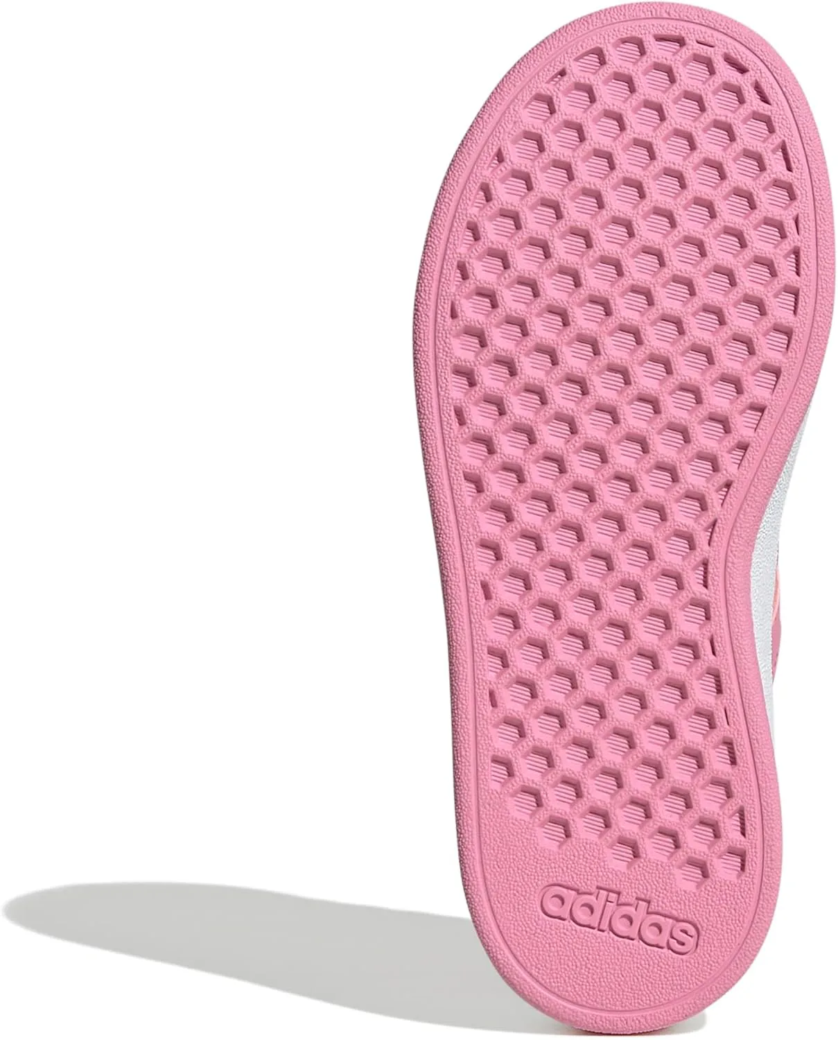 Кроссовки Adidas Grand Court 2.0 для мальчиков, белый/розовый/черный — фото 3