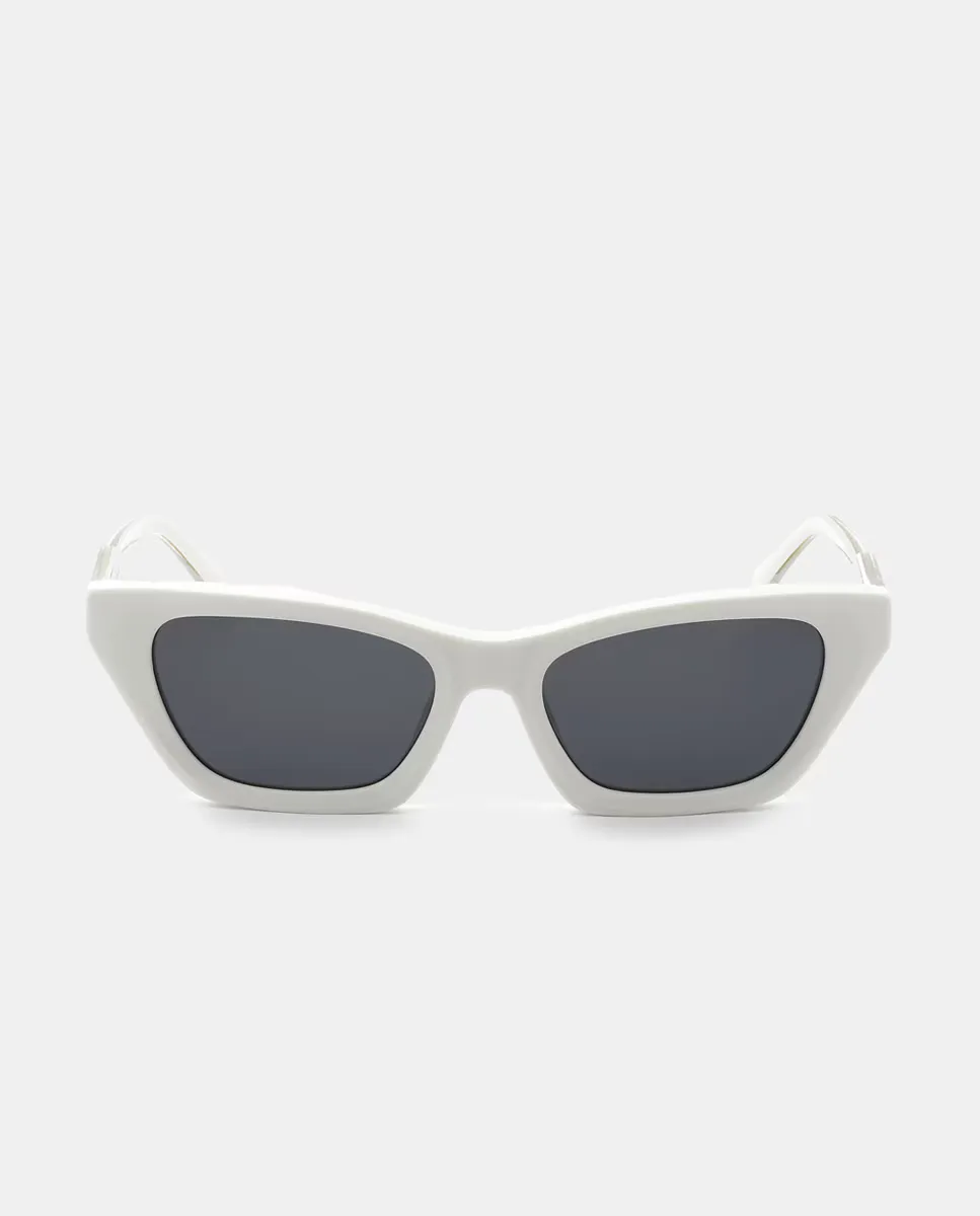 

Женские солнцезащитные очки «кошачий глаз» из ацетата Zadig & Voltaire, белый