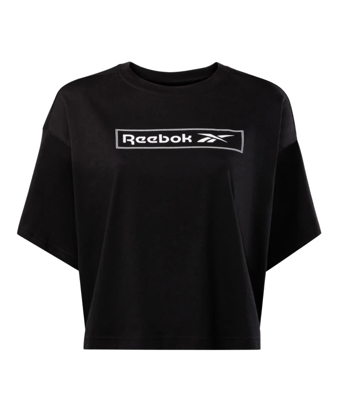 

Футболка с графичным логотипом Reebok, черный