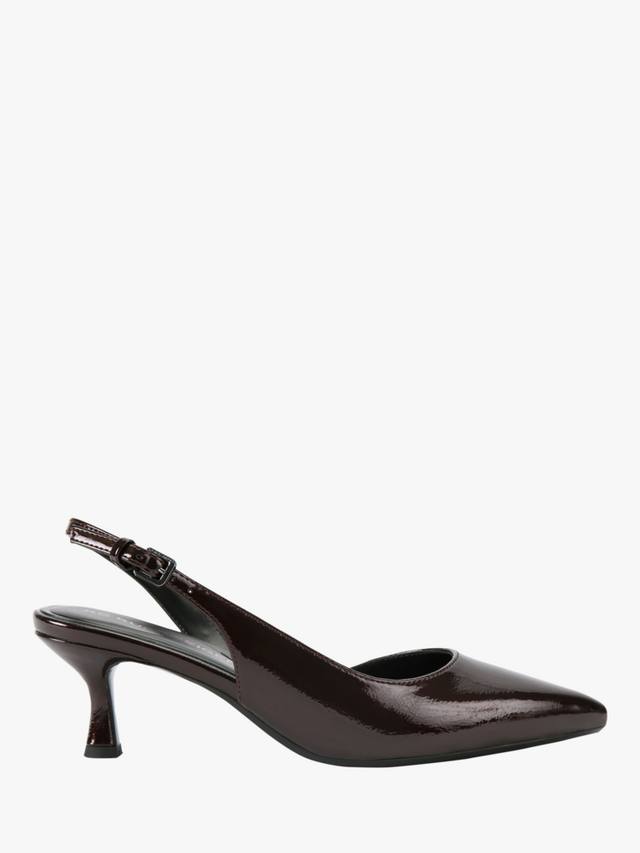 Туфли-лодочки Aria Low2 на низком каблуке kitten heel KG Kurt Geiger, Wine