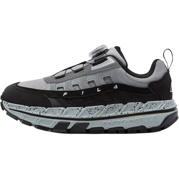 Детские термообуви Wild Bunny с противоскользящей подошвой FILA KIDS, Black/Wild Dove Gray-BA