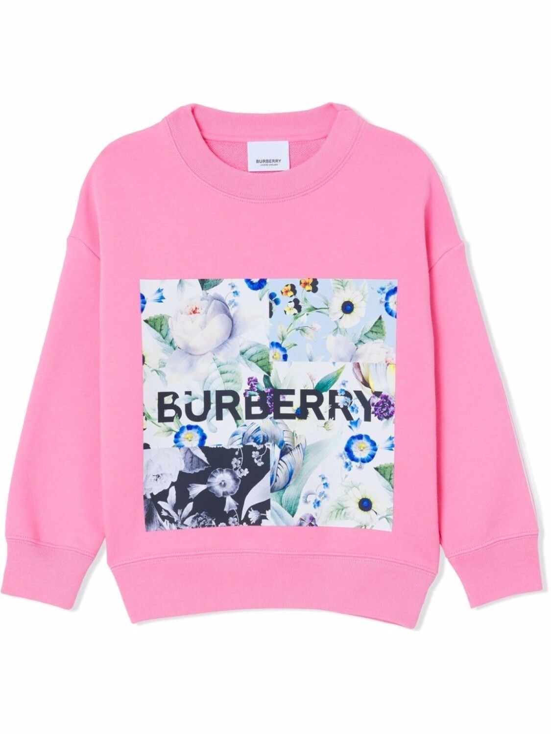

Толстовка с логотипом Burberry Kids, розовый