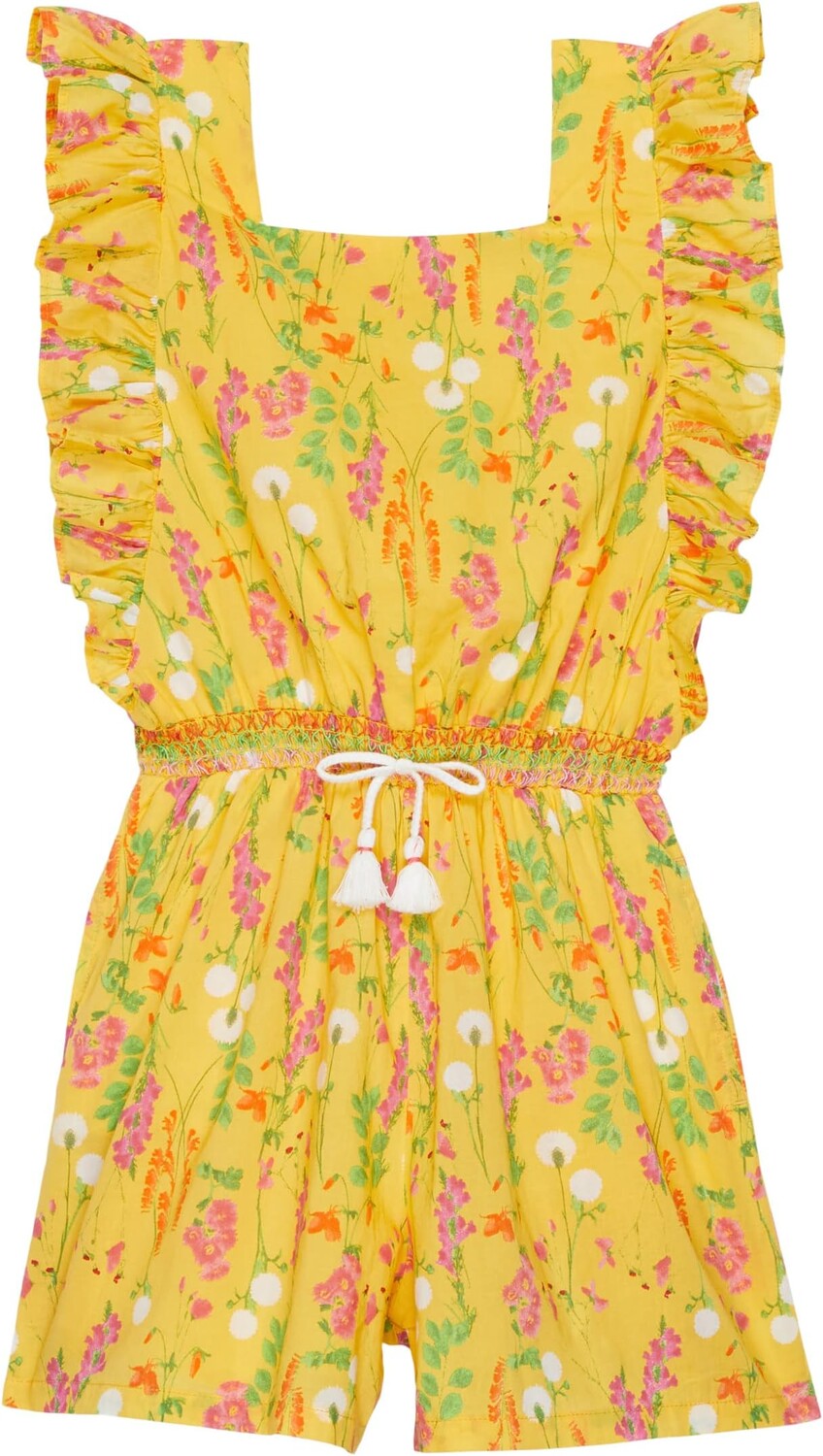 

Комбинезон PEEK All Over Print Flowers Smocked Romper, желтый