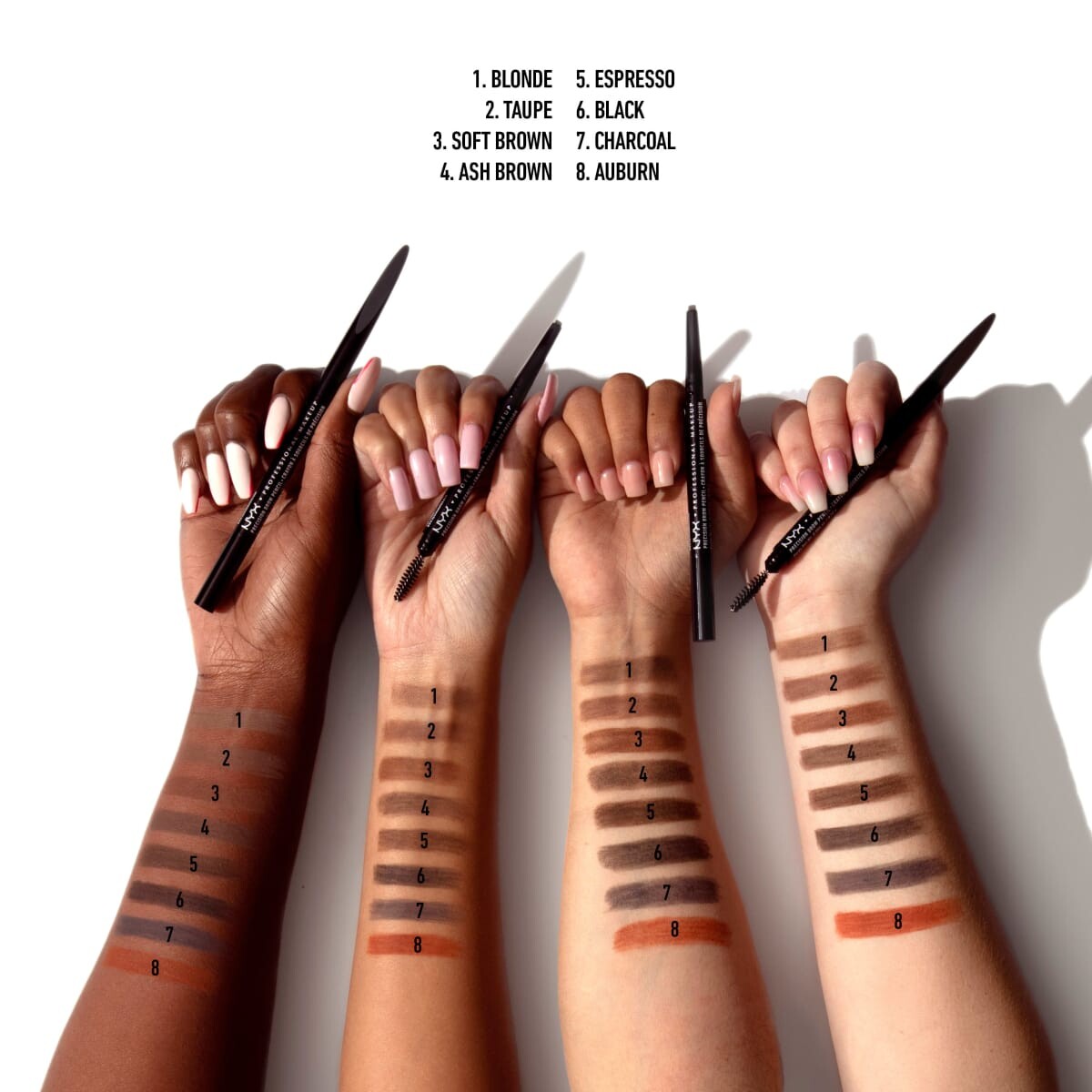 

Карандаш для бровей Precision 06 черный 0,130г NYX PROFESSIONAL MAKEUP