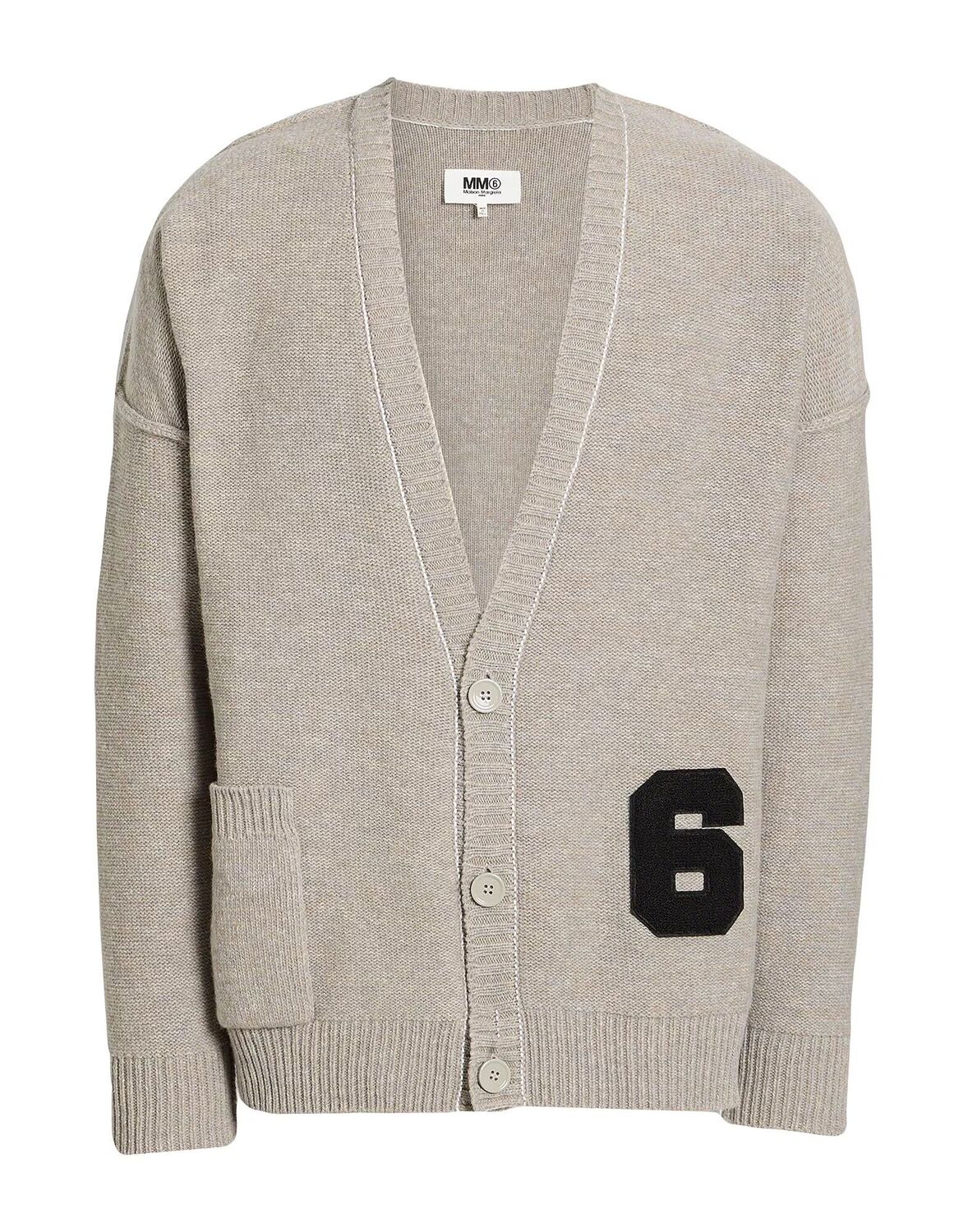 

Кардиган Mm6 Maison Margiela, серый