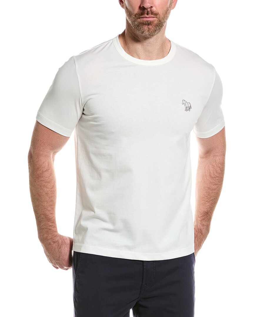 

Футболка PS by Paul Smith Zebra Stripe Regular Fit, белый