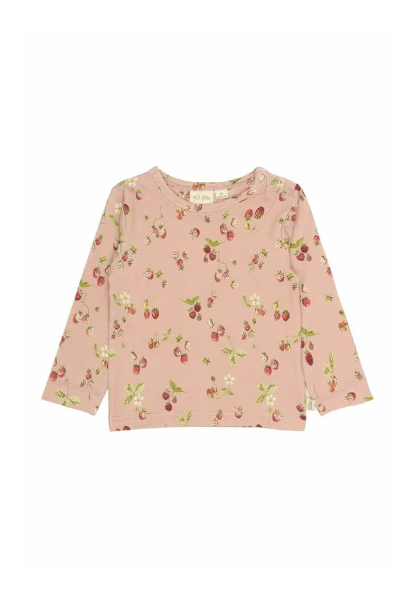 Футболка с длинными рукавами Petit Piao, Misty Rose Strawberry Aop