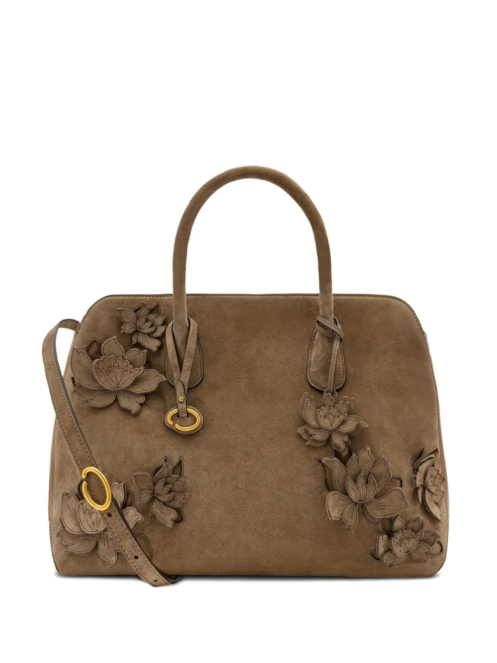 

Сумка-тоут Ivy Oscar de la Renta, коричневый