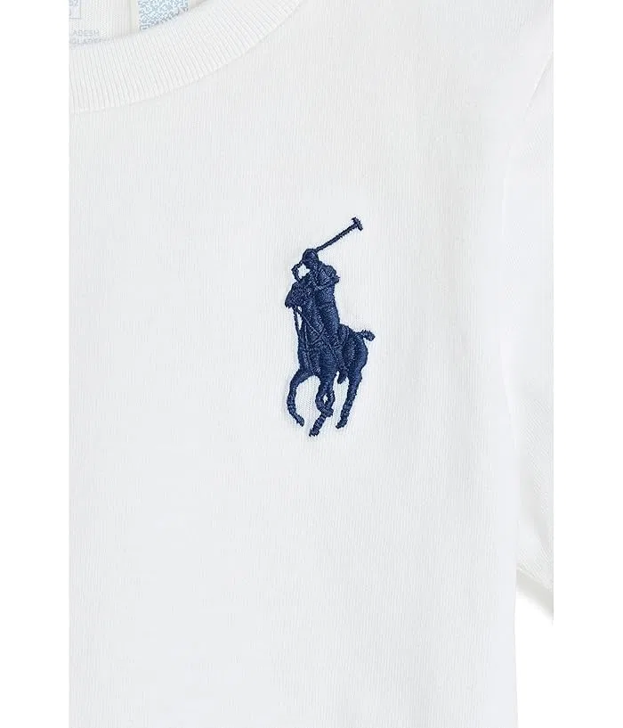 Футболка Big Pony Cotton Jersey Tee Polo Ralph Lauren Kids, White — фото 3