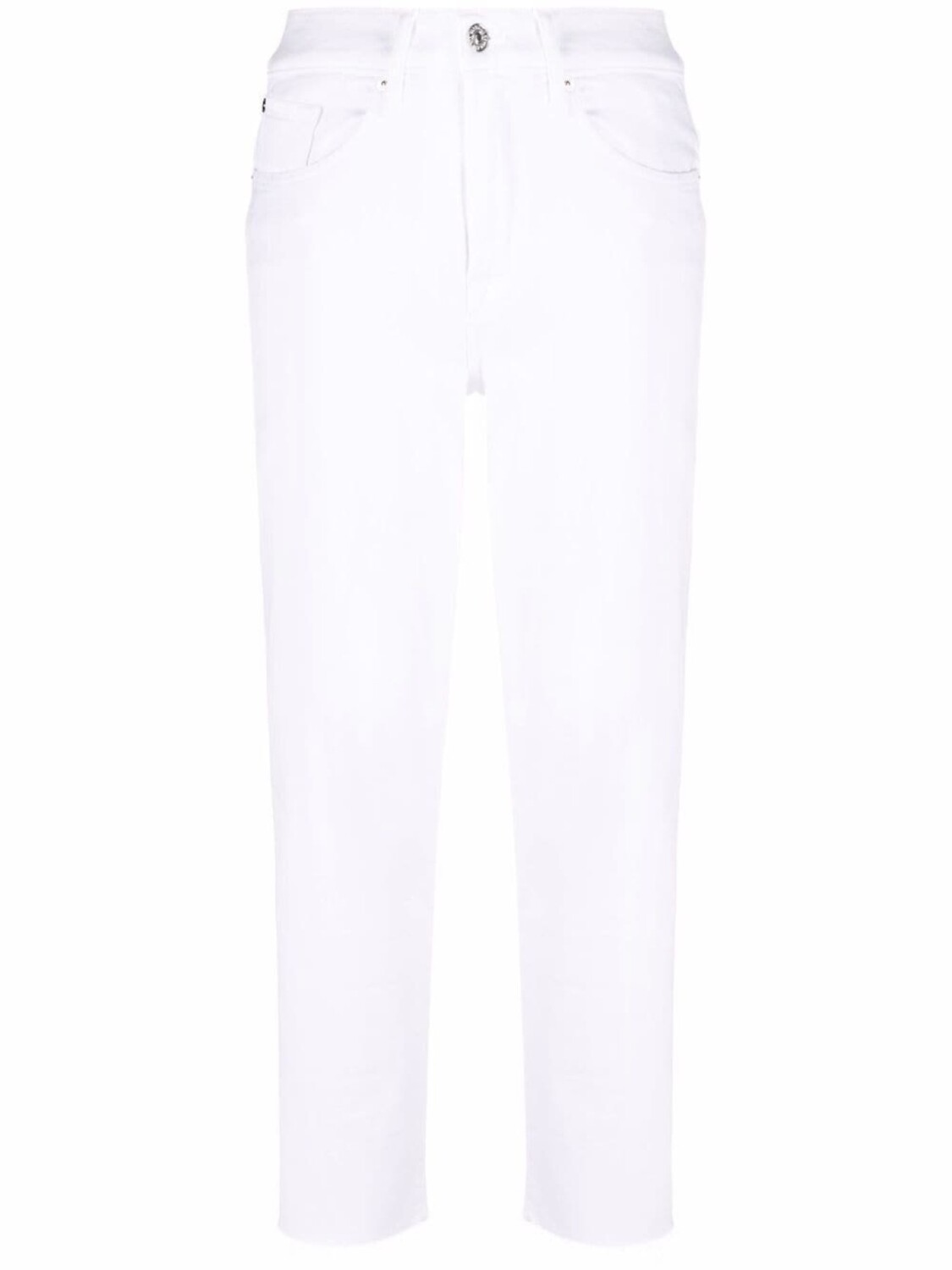 

7 For All Mankind прямые джинсы Malia с завышенной талией, белый