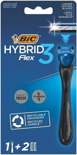 

Ручки +2 картриджа bic razor flex 3