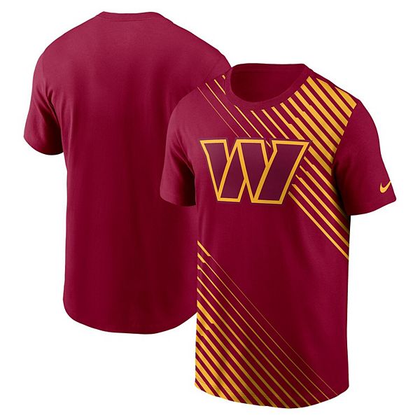 

Мужская футболка washington commanders yard line fashion asbury бордового цвета Nike